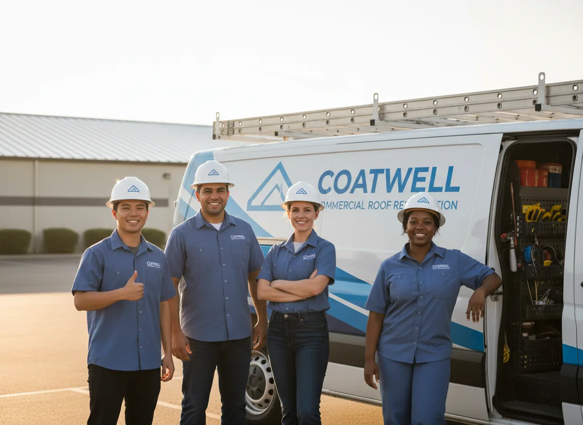 Commercial roof coating company in Hull, GA